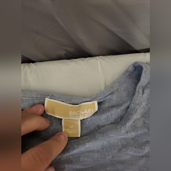 Michael Kors Light Blue  Top, Size Medium - Picture 4 of 6